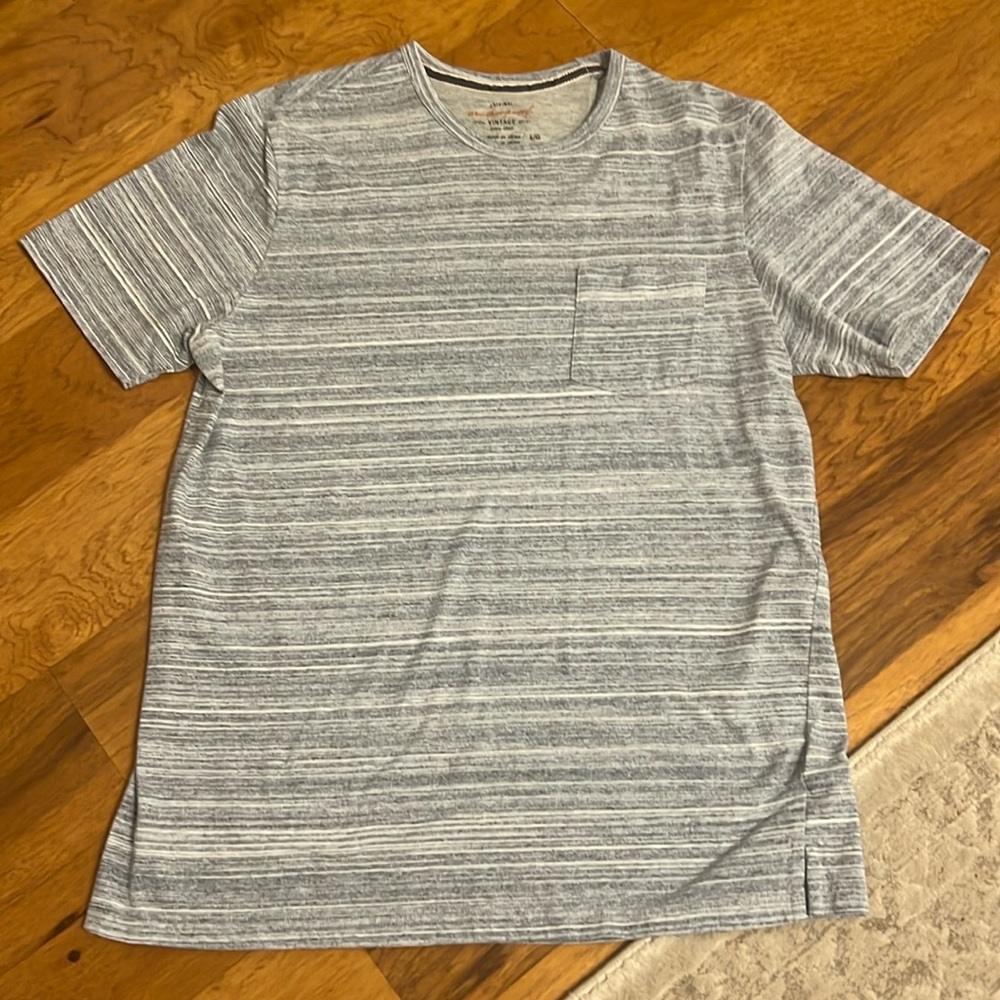 Weatherproof‎ Mens Melange Space-Dyed Basic T-Shirt